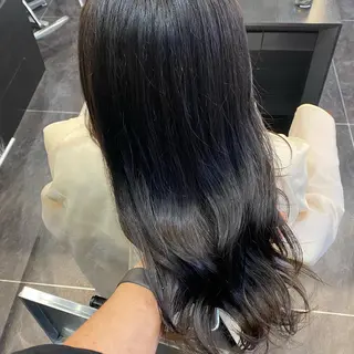 セミロング カラー ブリーチカラー/ 岩破瑞希のヘアスタイル