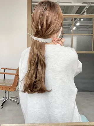 ロング カラー ヘアアレンジ ひなの .のその他イメージ
