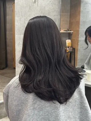 セミロング カラー 新宿/顔周りカット/ レイヤー/がっきーのヘアスタイル