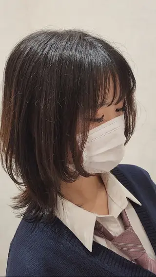 ミディアム 垢抜けパーマヘア🍯 ジルのヘアスタイル