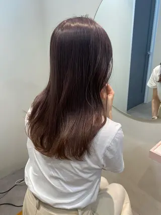 ミディアム カラー 当日予約大歓迎💗 依田瑞希のヘアスタイル