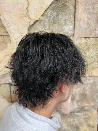 パーマ メンズ 伊東 颯のヘアスタイル
