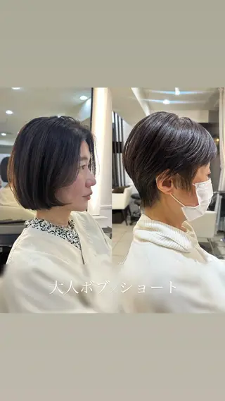 ショート LEWIN ginza所属・パーマ/カットモデル /mikuのヘアスタイル
