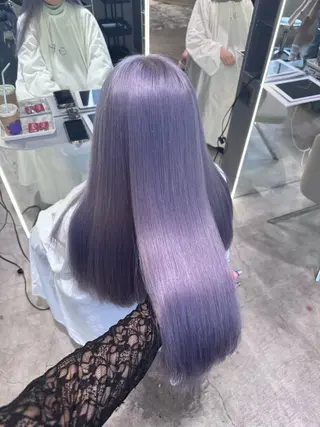 ロング カラー GEM/ハイトーン /名駅/kanaeのヘアスタイル