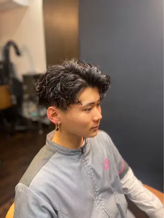 パーマ メンズ 【メンズパーマ】 山下勝勲のヘアスタイル