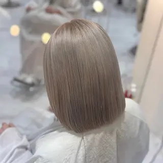 ショート カラー 🍯Ayu/ハイトー ン/ブリーチ/ヘアメのヘアスタイル