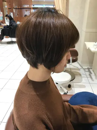 ショート カラー ヘアアレンジ テラモト カズヨシのヘアスタイル