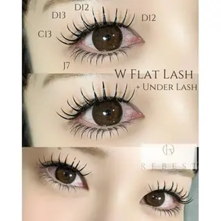 マツエク・マツパ ＲＥＢＥＳＴ ｅｙｅｌａｓｈのマツエク・マツパデザイン