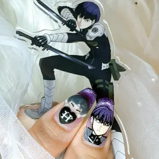 ネイル SOLEIL☀️｡ﾟ ワンホン/推し活のネイルデザイン