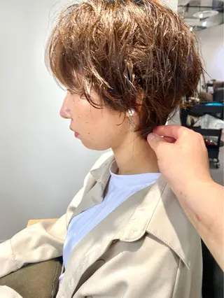 ショート 韓国ヘア/透明感 カラー/YUSEIのヘアスタイル