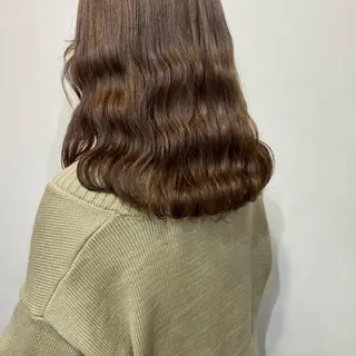 ミディアム カラー 髪質改善サロン🫧 戎谷栞菜のヘアスタイル