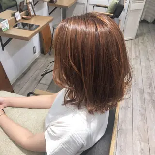 カラー ヘアアレンジ 顔周りカット・相談 レイヤーも◎しずくのヘアスタイル