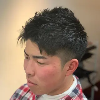 ショート メンズ 向井 優汰のヘアスタイル