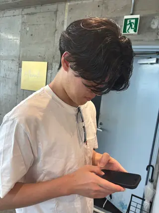 パーマ メンズ 💖韓国風艶髪ヘア 💖EREN🦋のヘアスタイル