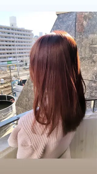 セミロング カラーアンドケアリタ kitamuuuのヘアスタイル