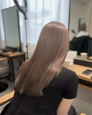 ロング カラー 🌿ダブルカラー/ 明大前/中村渓太のヘアスタイル