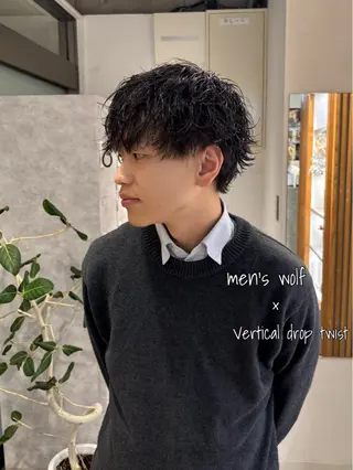 ショート パーマ メンズ メンズ＆パーマ特化 takumiのヘアスタイル