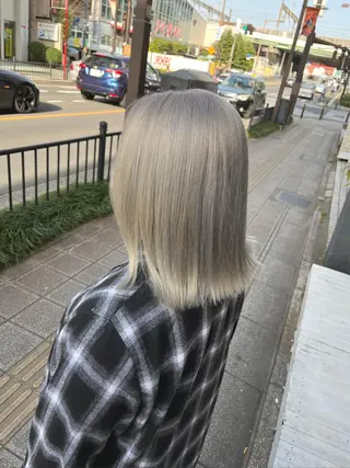 ショート 艶髪カラー😊 西久保光✂️のヘアスタイル