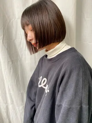 ショート カラー Pia ツボイ ケイタのヘアスタイル
