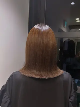 ミディアム ・ nanokaのヘアスタイル