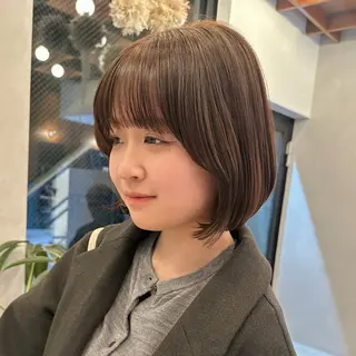 ミディアム ボブ フレンチボブ/ レイヤー縮毛Yukiのヘアスタイル