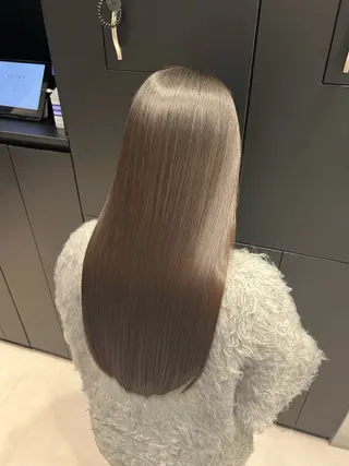 ロング 縮毛矯正　野口 恵のヘアスタイル