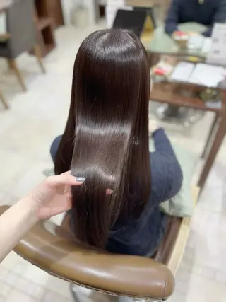 ロング カラー 透明感カラー／ 艶感カラー／RAMUのヘアスタイル