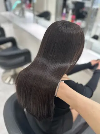 セミロング カラー ♡上品韓国髪♡ブラ ウン/SAYATOのヘアスタイル