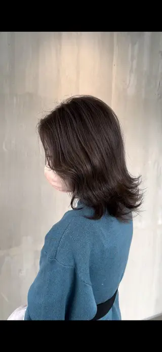 ミディアム カラー 各務原/カラー/ブリ ーチお任せください！のヘアスタイル