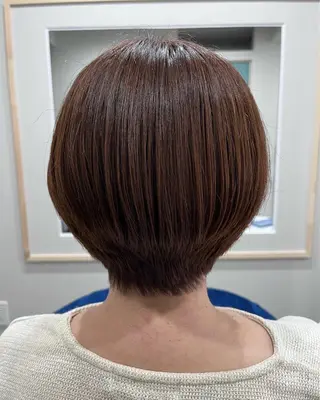 ショート カラー liL  hair サトウリョウタのヘアスタイル