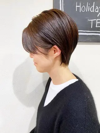 ショート 三瓶 智広のヘアスタイル
