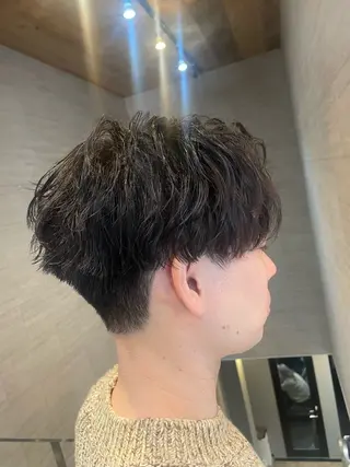 メンズ 韓国カット/透明感 Re.Labo岡本のヘアスタイル