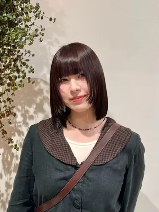 ショート カラー 𝙎𝙚𝙞𝙧𝙖 ☆カット/パーマのヘアスタイル