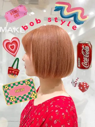 ショート ブリーチパーマ 🎀Rumiのヘアスタイル