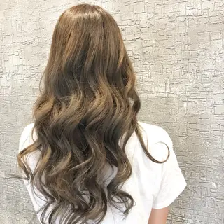 ロング カラー 川野 賢のヘアスタイル