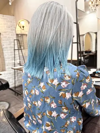 ミディアム カラー limit ユイカ/ ハイトーンカラー💫のヘアスタイル