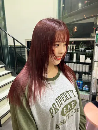 ロング カラー fameu / hinaのヘアスタイル