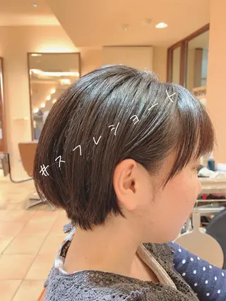 ショート 🎉骨格矯正カット ばば　としまさのヘアスタイル