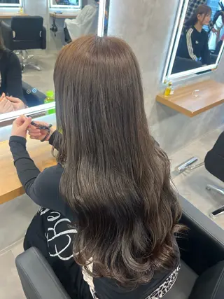 カラー 札幌ブリーチなし 👑ヒリュウのヘアスタイル