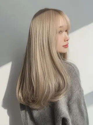 セミロング ❄️透明感カラー❄️ メンズ✂️TOWAのヘアスタイル