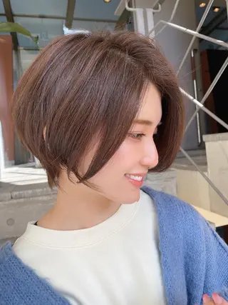 ショート カラー 🌟モテ髪ショート 🌟店長 津賀涼のヘアスタイル