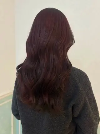 ロング カラー 艶感暖色カラー🥀/ レイヤー / れいかのヘアスタイル