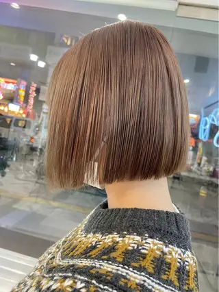 ミディアム ARISA︎ メンズハイトーンのヘアスタイル