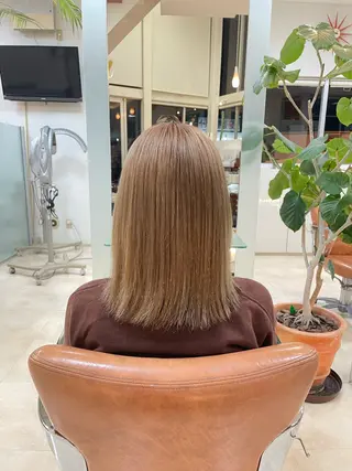 ミディアム カラー chic channel伊藤のヘアスタイル