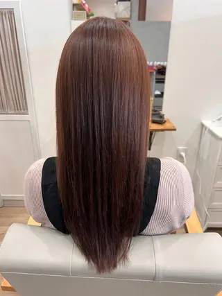 ロング カラー 高橋 優実のヘアスタイル