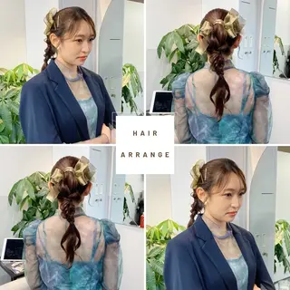 ロング ヘアアレンジ ブリーチなしカラー/ 髪質改善/寺門束のヘアスタイル