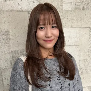 ロング カラー 🍒中川葵久美🍒 レイヤー/メンズのヘアスタイル