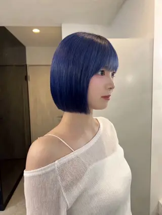 カラー ✨縮毛矯正✖︎顔周り レイヤー✨ナカムラのヘアスタイル
