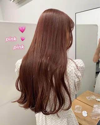 ロング ナガイ アヤのヘアスタイル