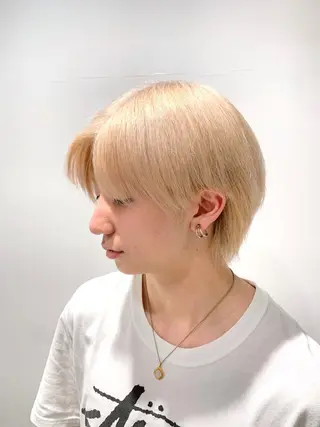 カラー メンズ 韓国ヘア/レイヤー/ 顔まわり/りょーとのヘアスタイル